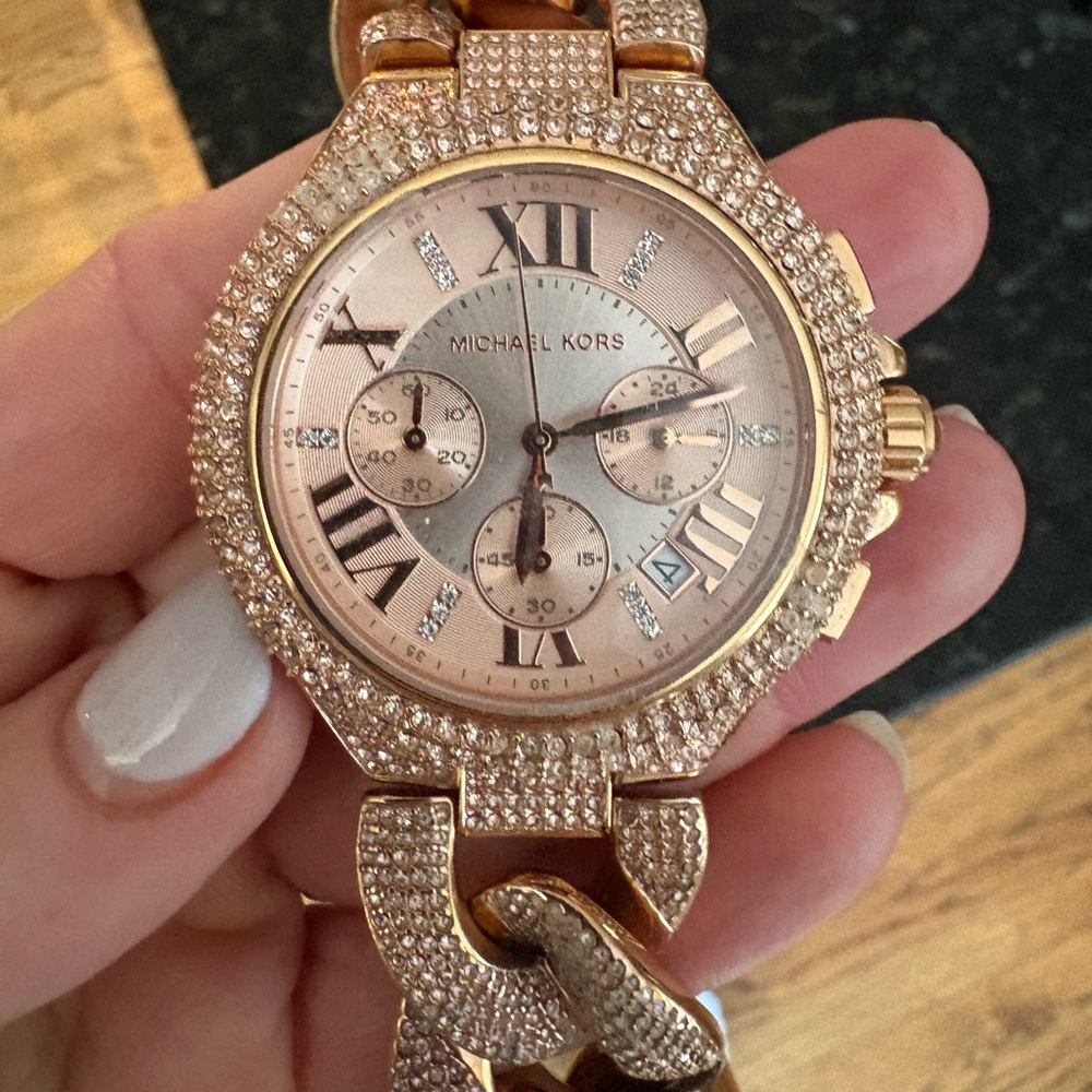 Michael Kors Sparkling Rose Gold Women's Watch